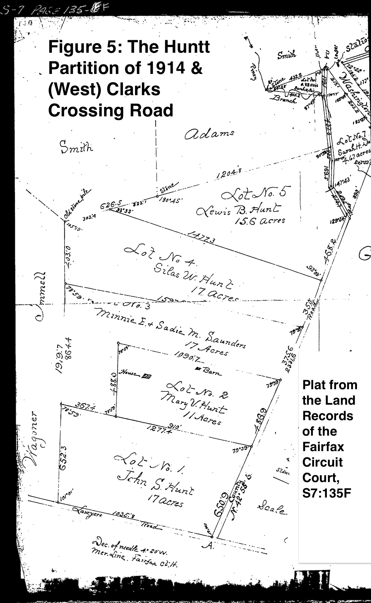 Clarks Crossing Road, West of the W&OD A Short History Vienna